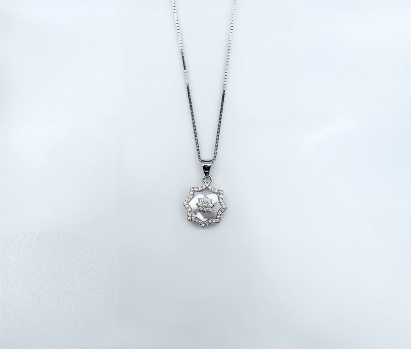 Luxury Floral Star Set in Italian 92.5 Silver