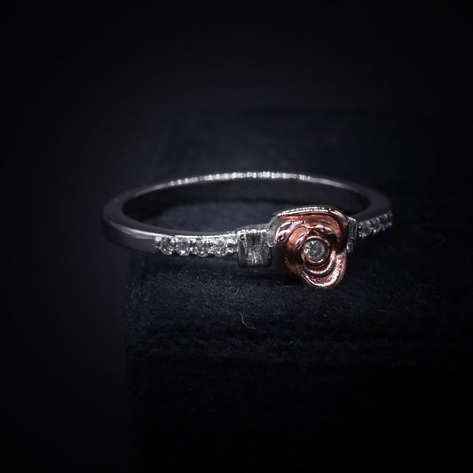 🌹 Eternal Rose Bloom Ring – Italian 92.5 Silver Luxury Edit