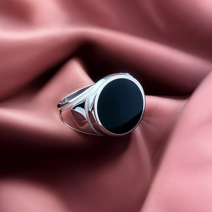 Turkish Style Men’s Black Onyx Ring