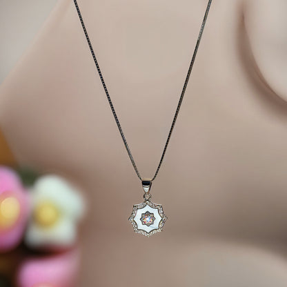 Luxury Floral Star Set in Italian 92.5 Silver