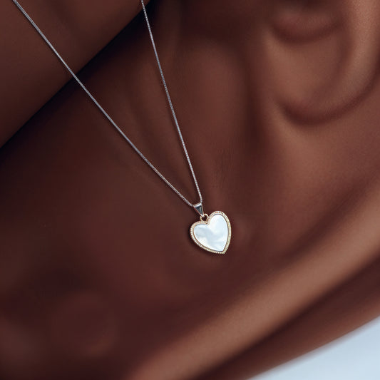 Classic Heart Set in Italian 92.5 Silver
