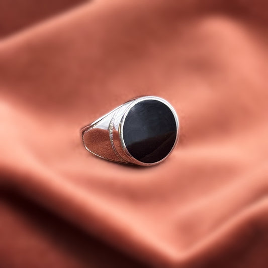 Turkish Style Men’s Black Onyx Ring