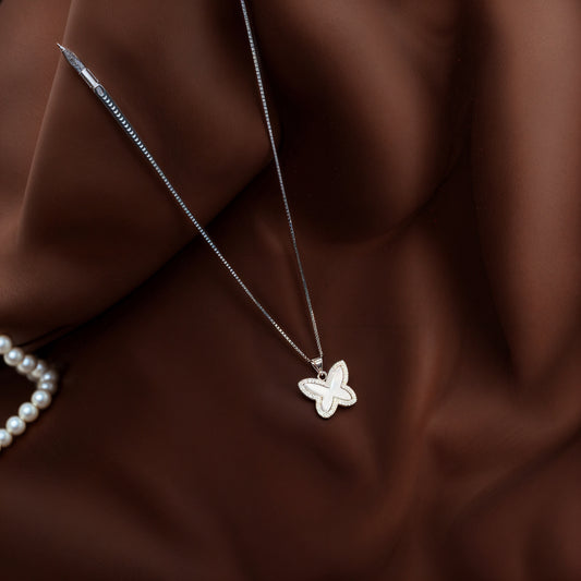 Butterfly Elegance Set in Italian 92.5 Silver