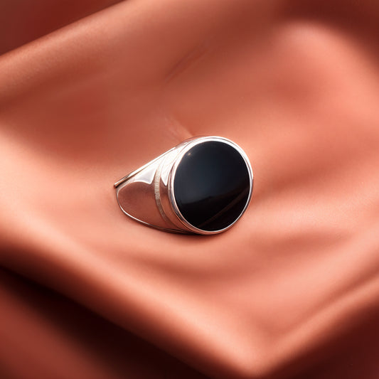 Turkish Style Men’s Black Onyx Ring