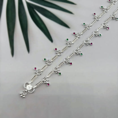 delicate cut stone embellishments Anklet
