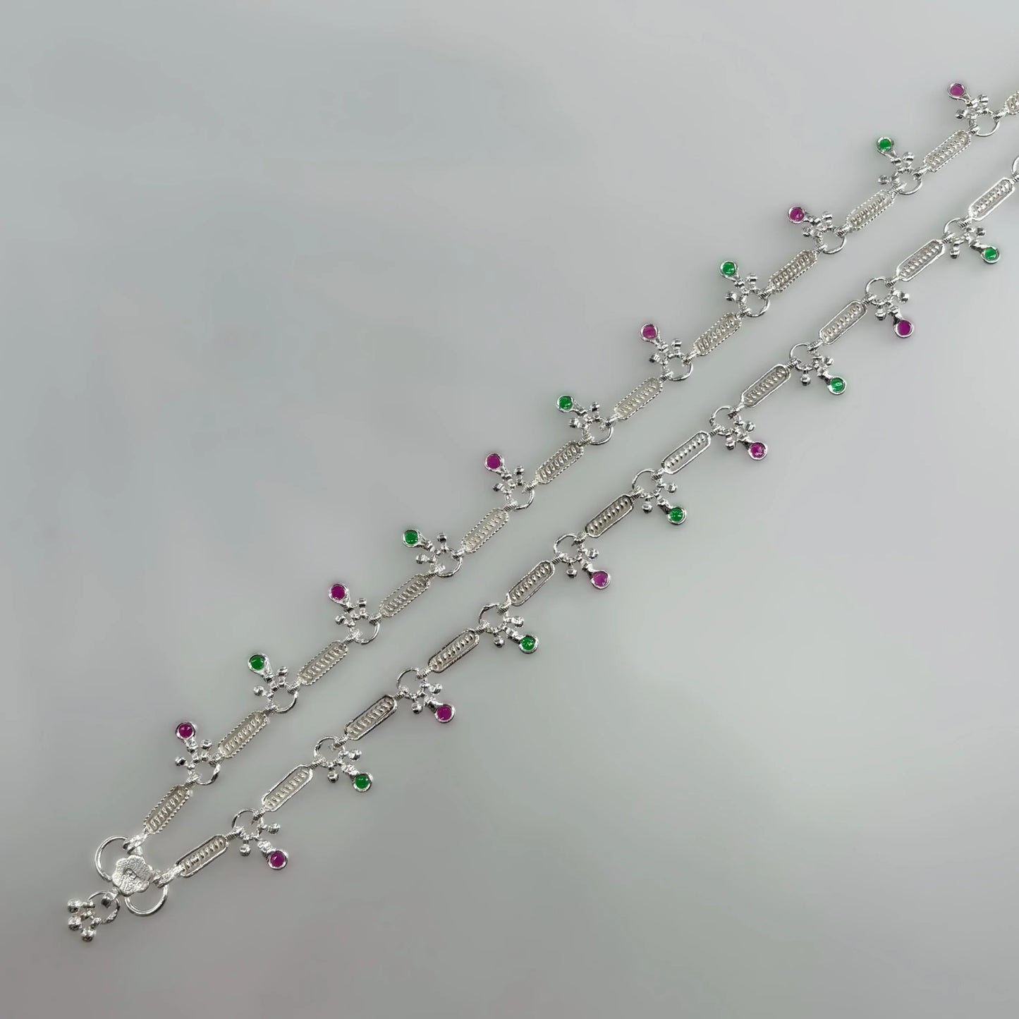 delicate cut stone embellishments Anklet