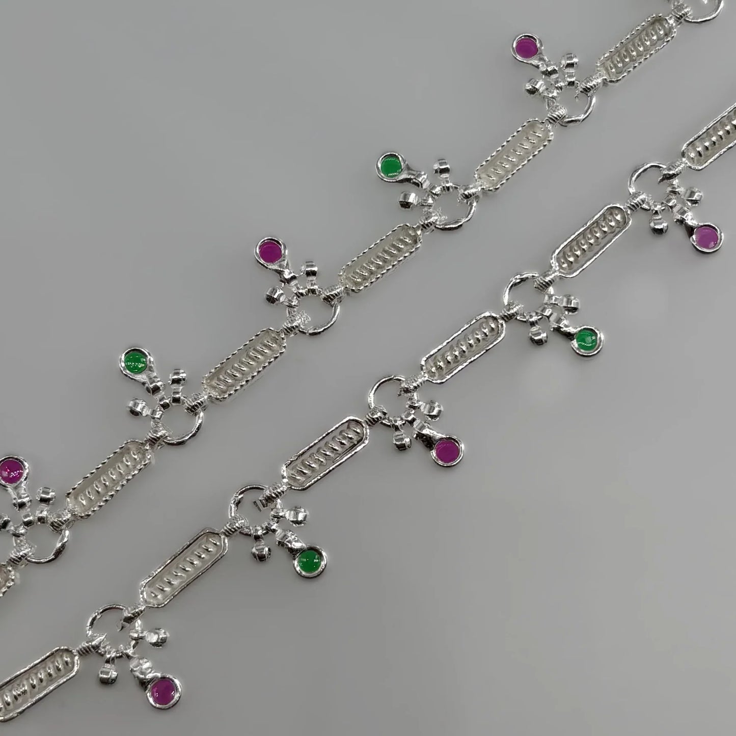 delicate cut stone embellishments Anklet