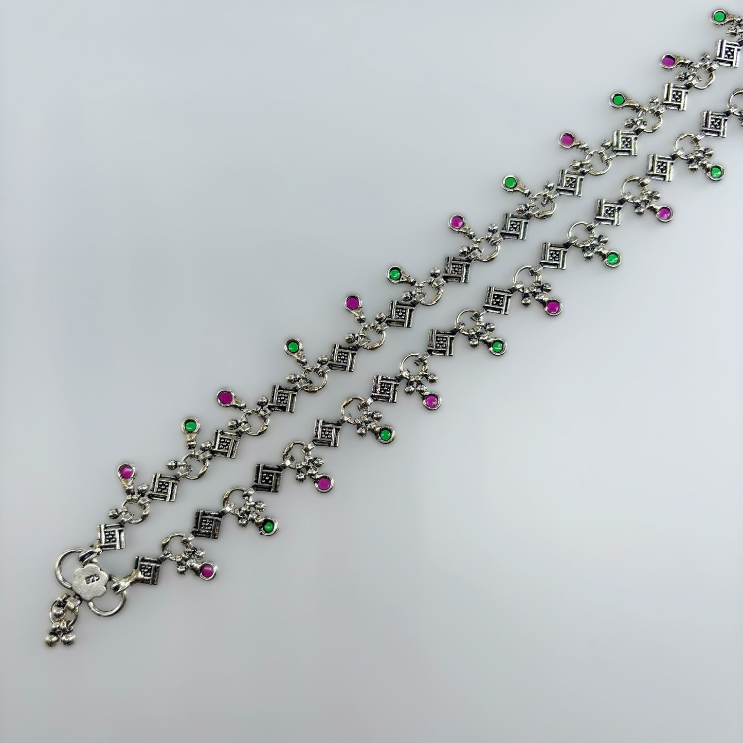 Vintage handmade oxidised Anklet