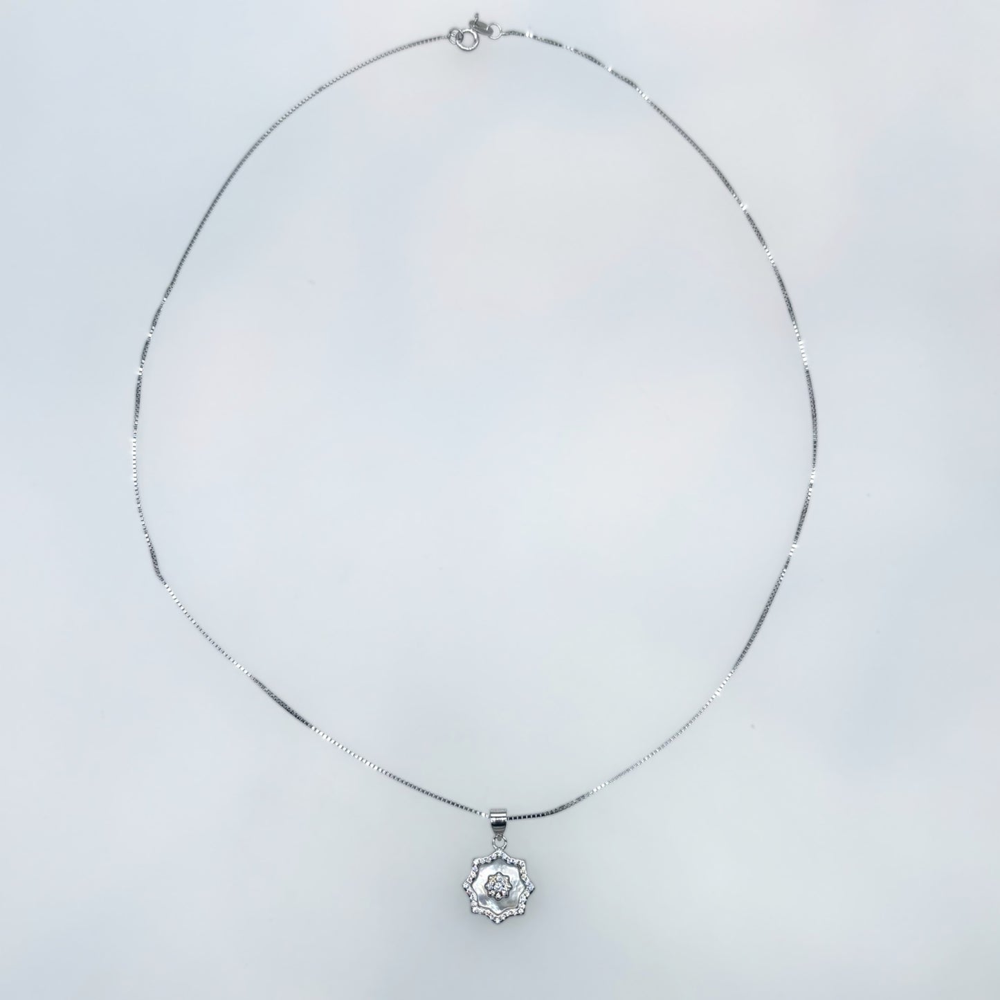 Luxury Floral Star Set in Italian 92.5 Silver