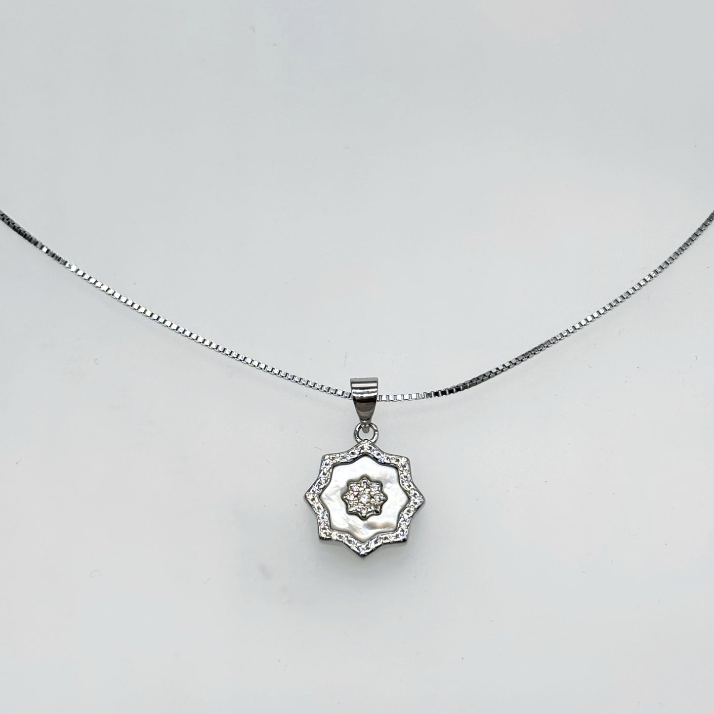 Luxury Floral Star Set in Italian 92.5 Silver