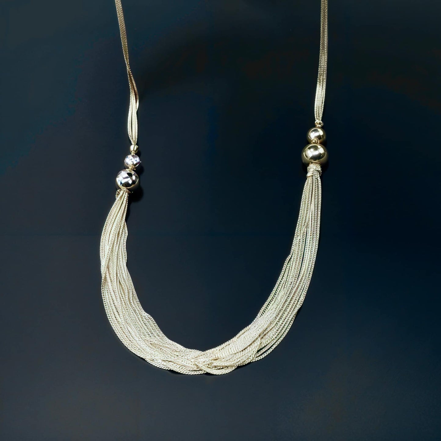 Celestia Cascade™ Italian Silver Statement Necklace