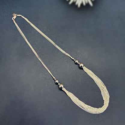 Celestia Cascade™ Italian Silver Statement Necklace