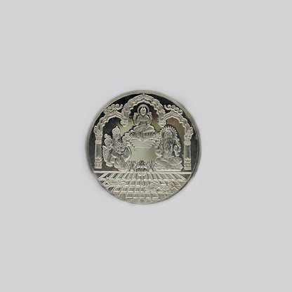 999 Fine Silver Laxmi Puja Coin | Diwali Special