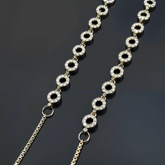 ✨ Imperial Aura CZ Circle Anklets ✨Italian 92.5 Sterling Silver | Timeless Luxury