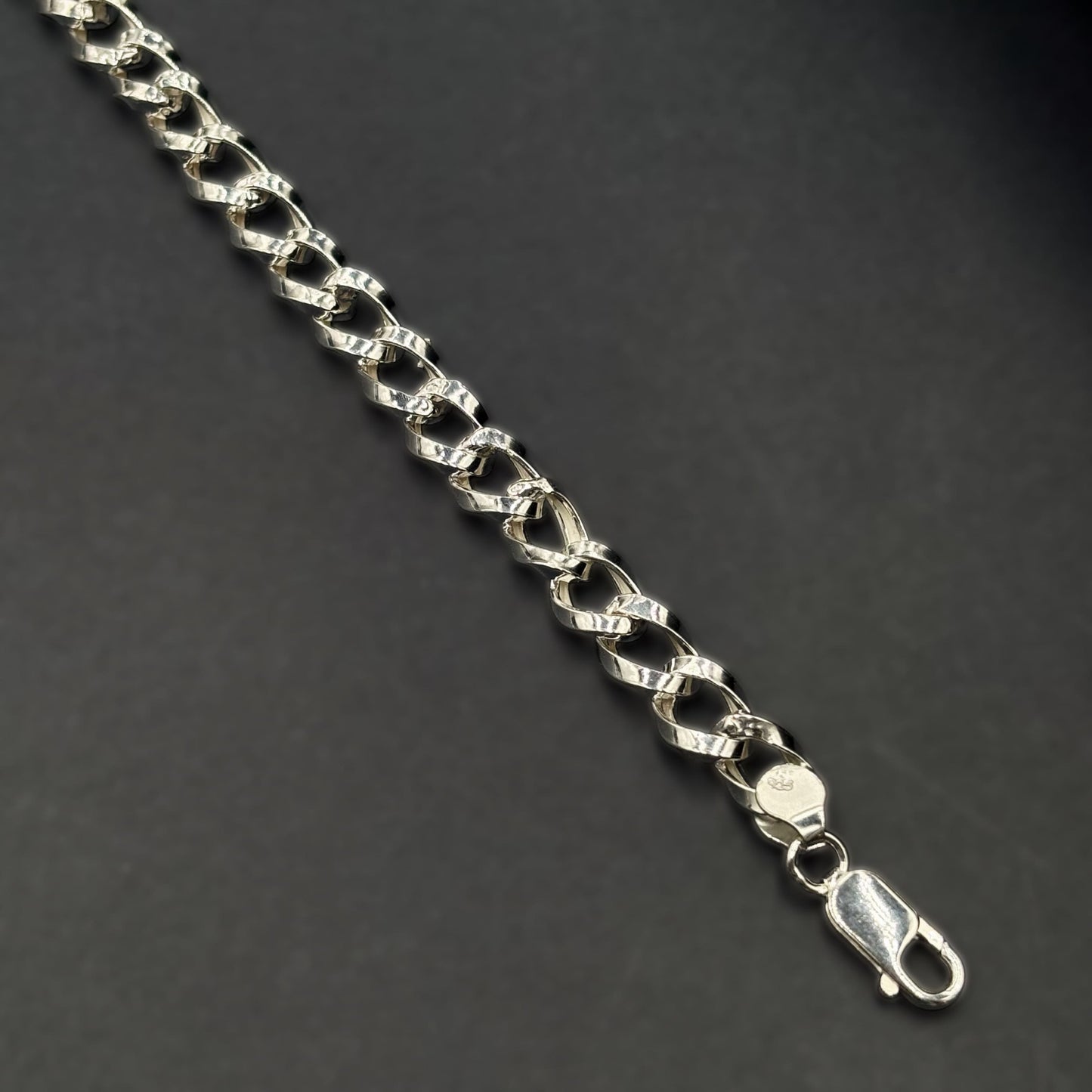 ✨ Classic Cuban Link Premium Men’s Bracelet – Hollow Design | Italian 92.5 Sterling Silver