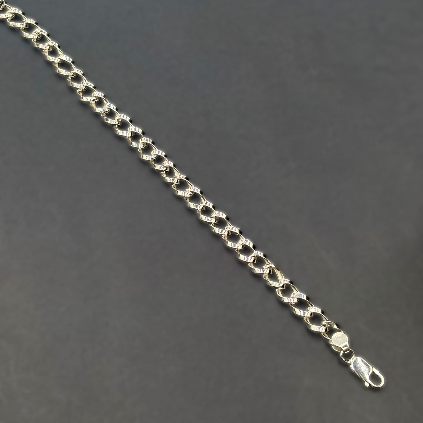 ✨ Classic Cuban Link Premium Men’s Bracelet – Hollow Design | Italian 92.5 Sterling Silver