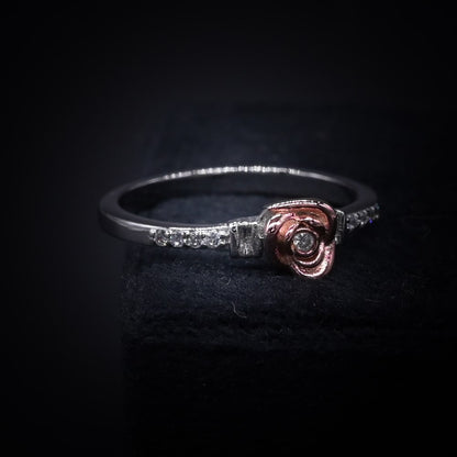🌹 Eternal Rose Bloom Ring – Italian 92.5 Silver Luxury Edit