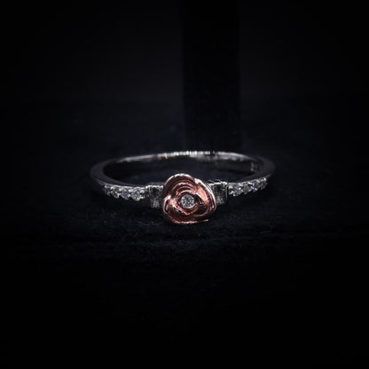 🌹 Eternal Rose Bloom Ring – Italian 92.5 Silver Luxury Edit