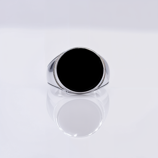 Turkish Style Men’s Black Onyx Ring