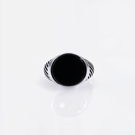 Turkish Style Men’s Black Onyx Ring