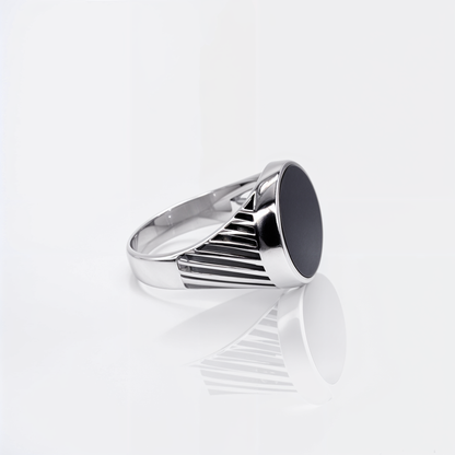 Turkish Style Men’s Black Onyx Ring