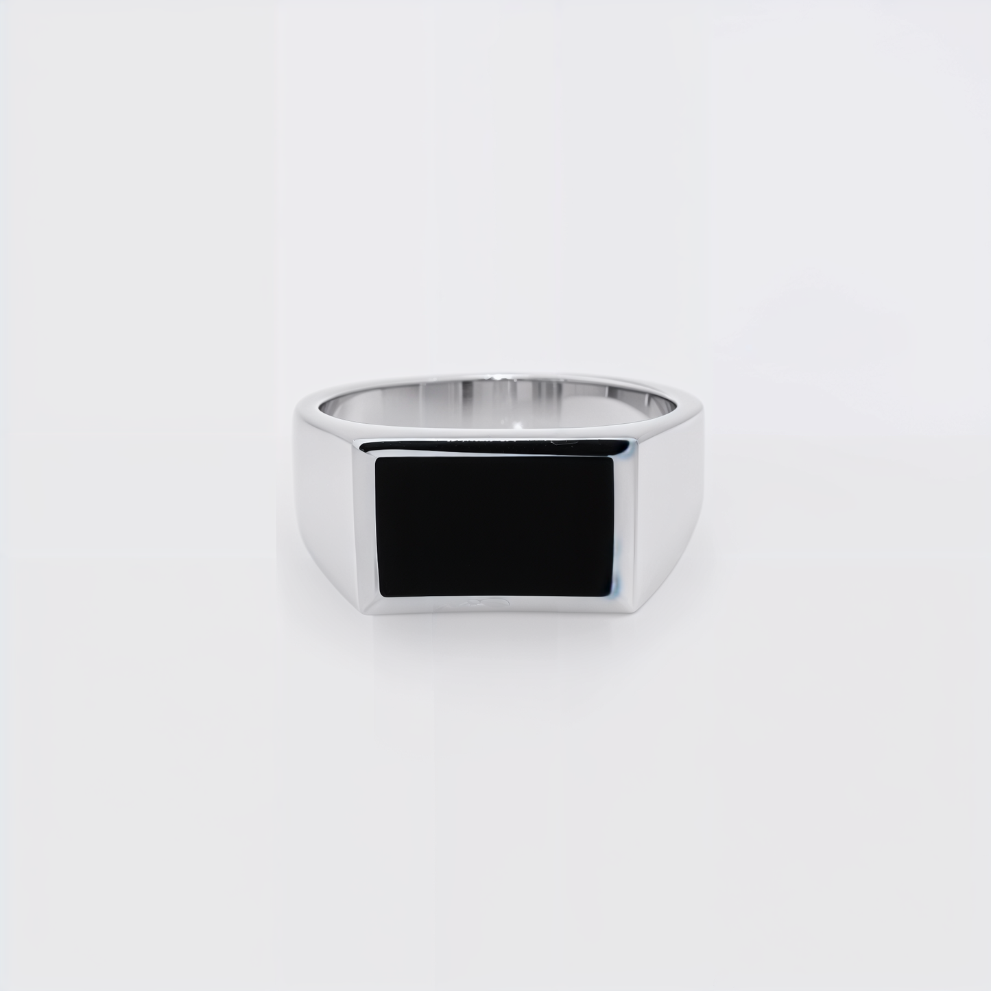 Turkish Style Men’s Silver Ring with Black Onyx